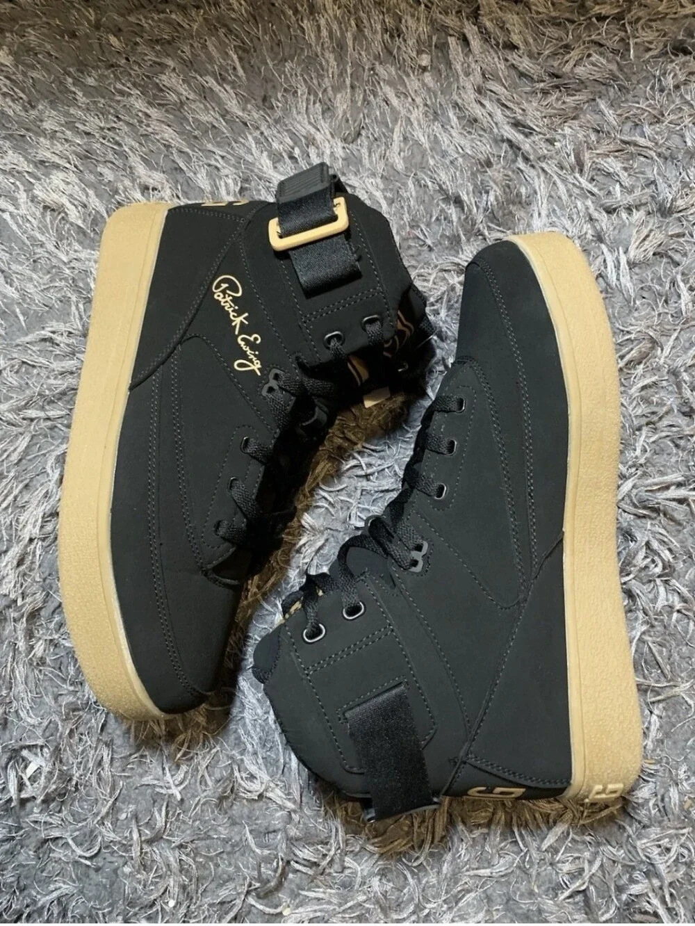 Patrick Ewing 33 Orion High Black Gum 1RBE003-119 Size 8.5 Men’s Sneaker New